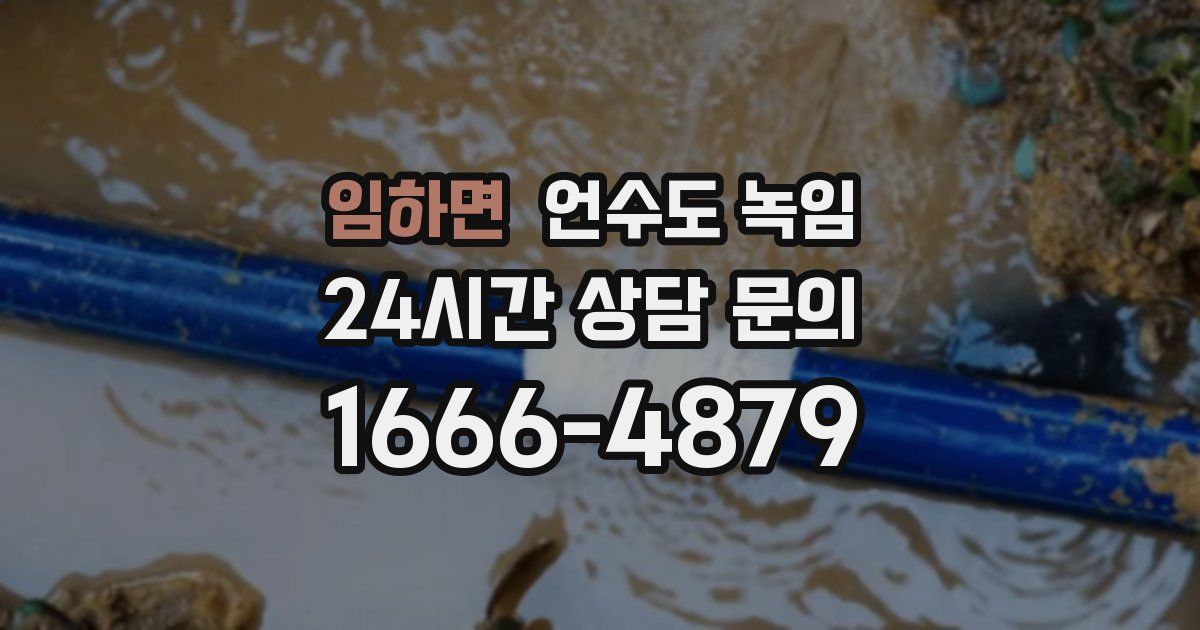 임하면 언수도 녹임