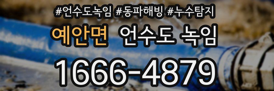 예안면 언수도 녹임