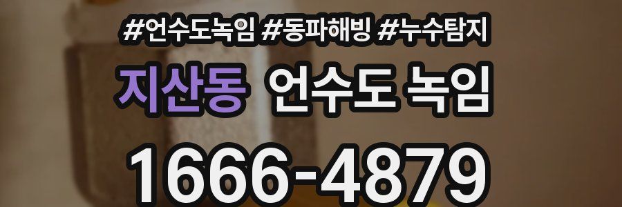 지산동 언수도 녹임