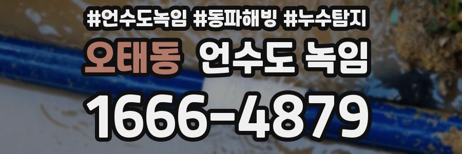 오태동 언수도 녹임