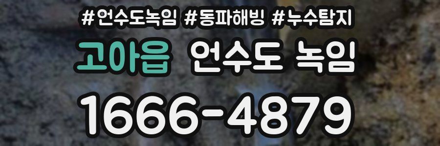 고아읍 언수도 녹임