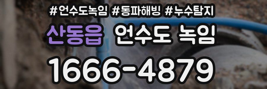 산동읍 언수도 녹임