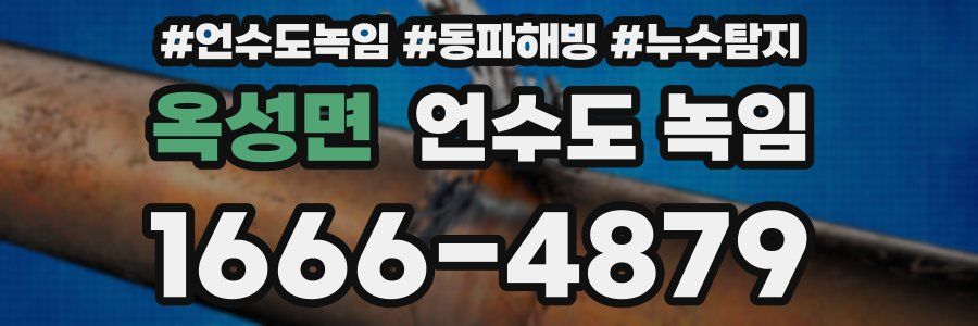 옥성면 언수도 녹임