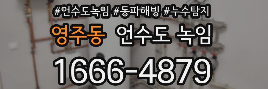 영주동 언수도 녹임