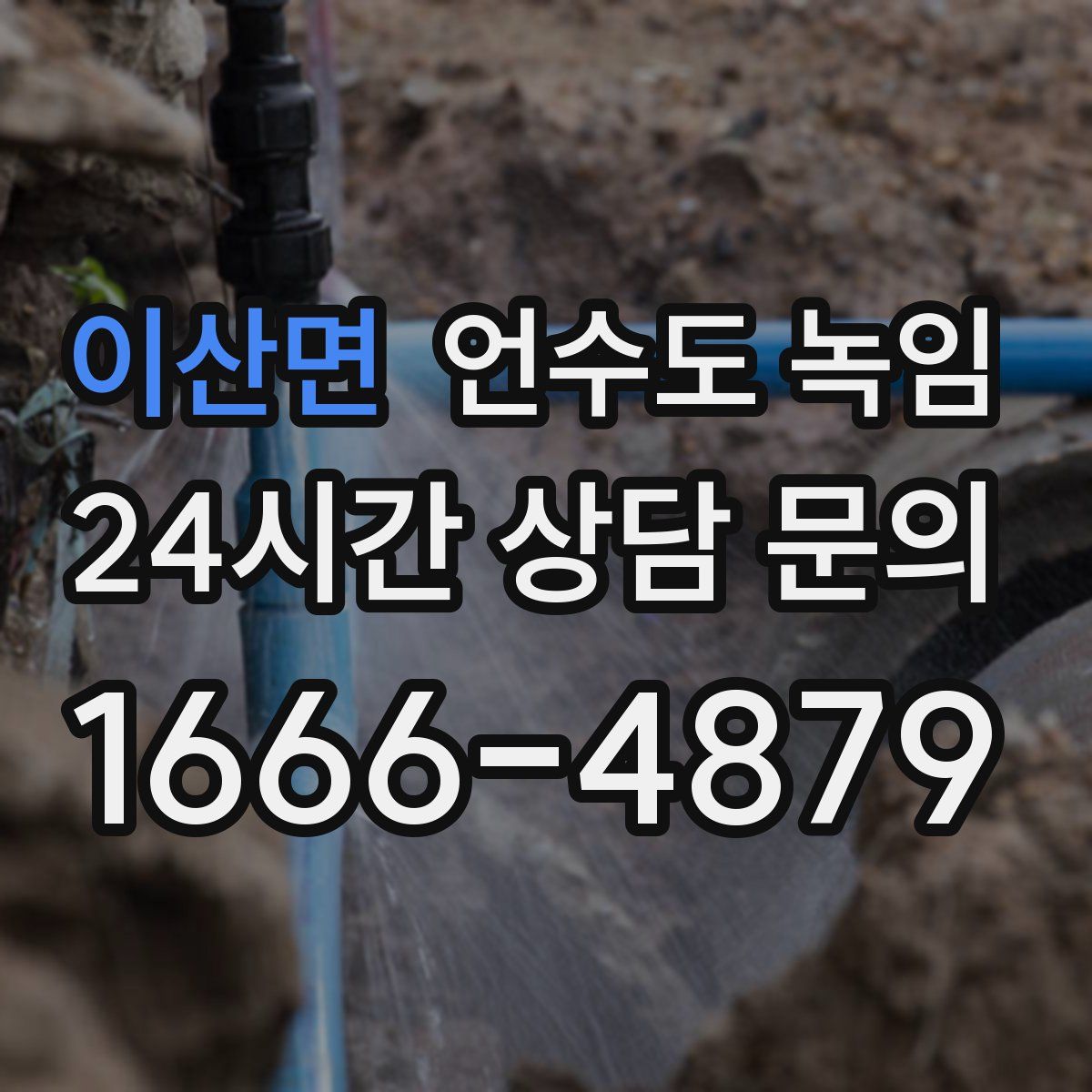 이산면 언수도 녹임