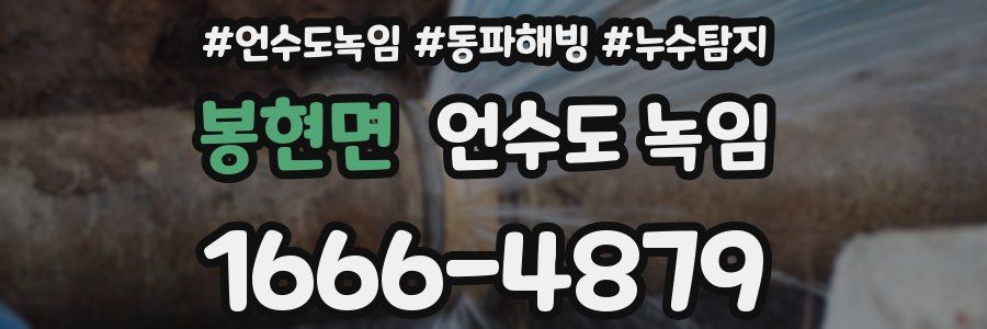 봉현면 언수도 녹임