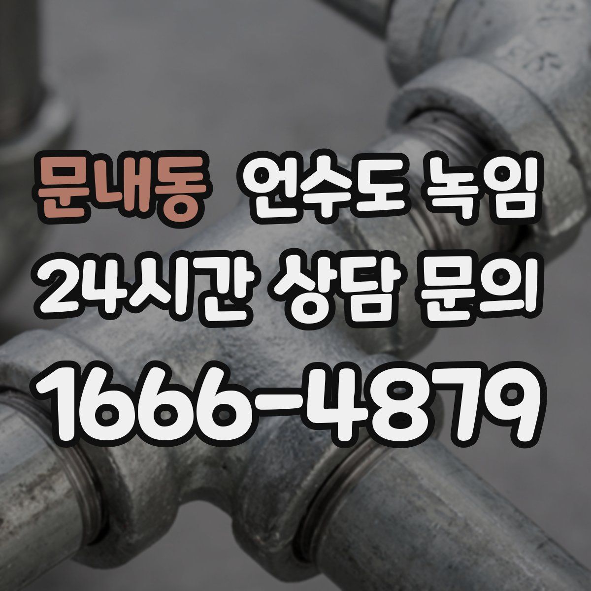 문내동 언수도 녹임