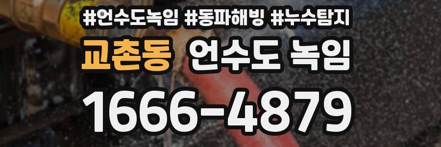 교촌동 언수도 녹임