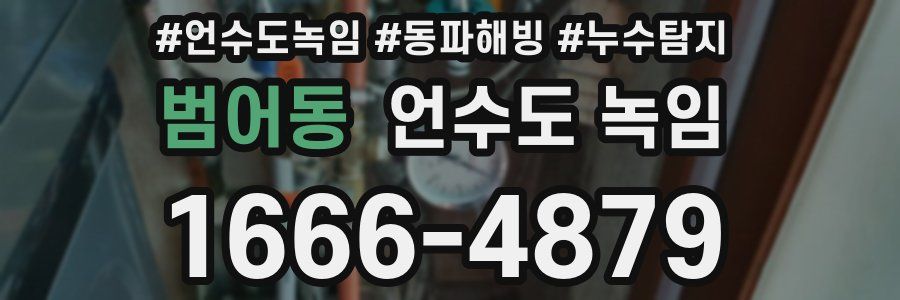 범어동 언수도 녹임