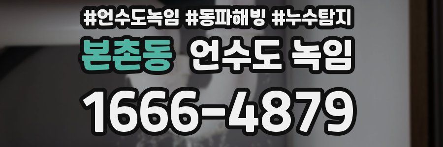 본촌동 언수도 녹임