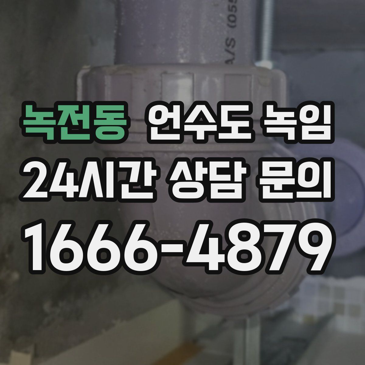 녹전동 언수도 녹임