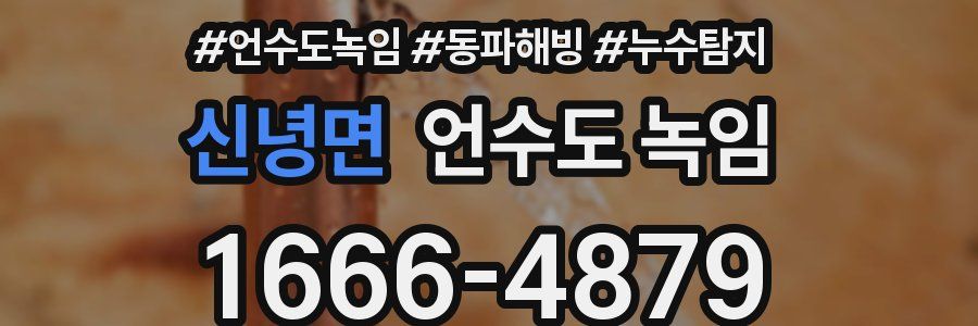 신녕면 언수도 녹임