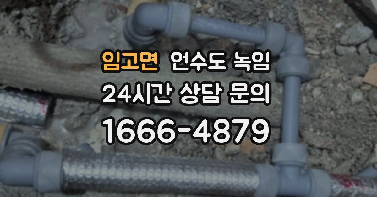 임고면 언수도 녹임