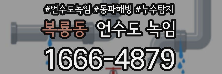 복룡동 언수도 녹임