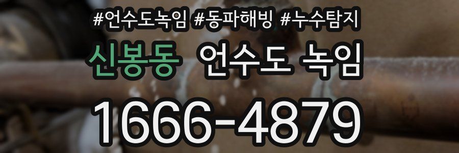 신봉동 언수도 녹임