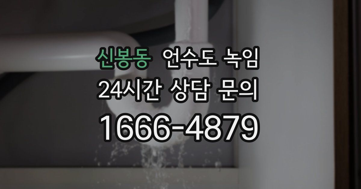 신봉동 언수도 녹임