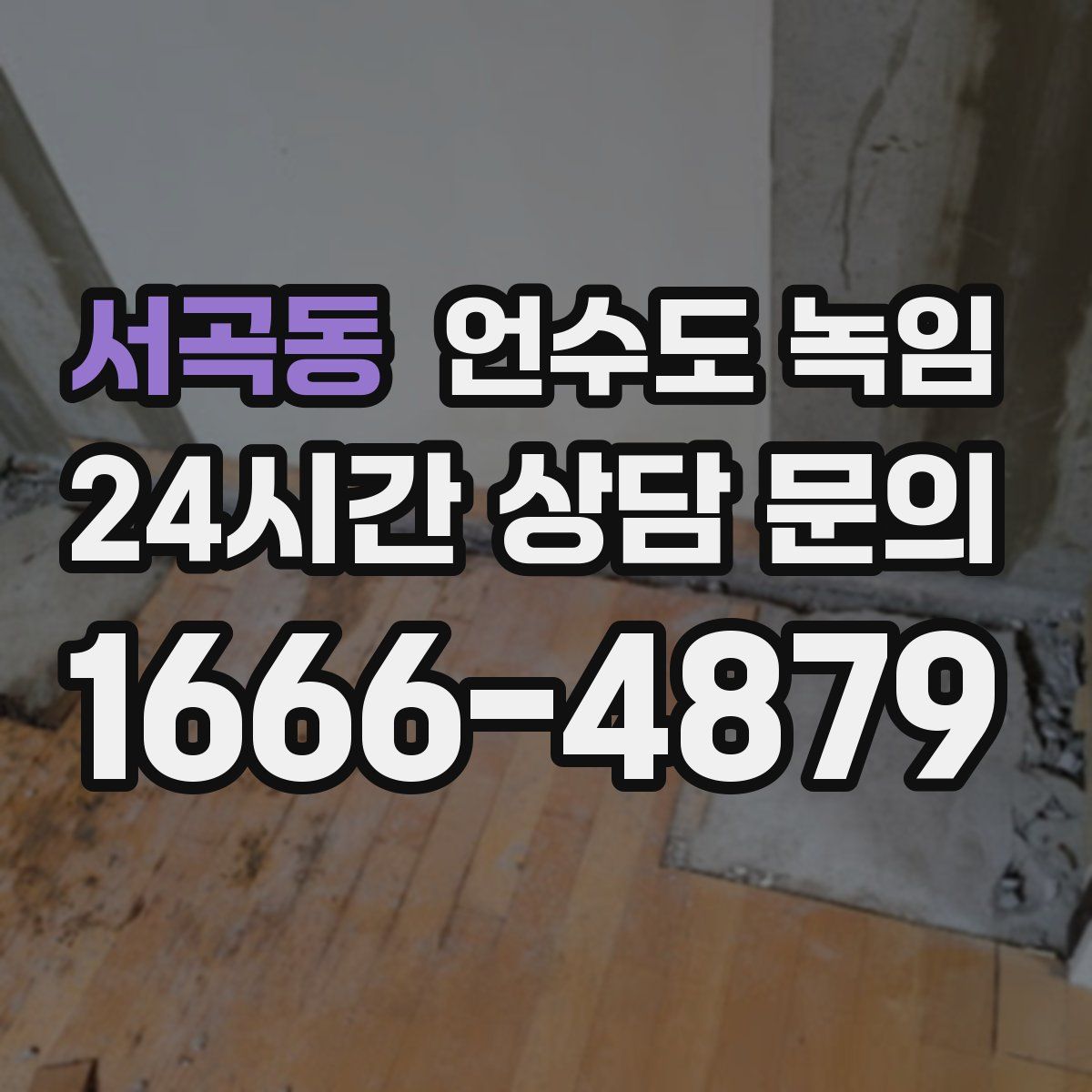 서곡동 언수도 녹임