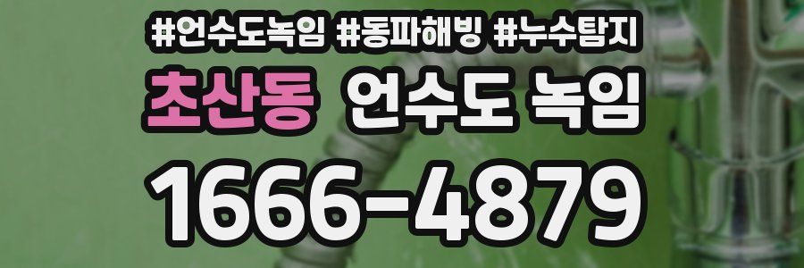 초산동 언수도 녹임