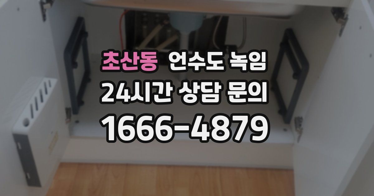 초산동 언수도 녹임