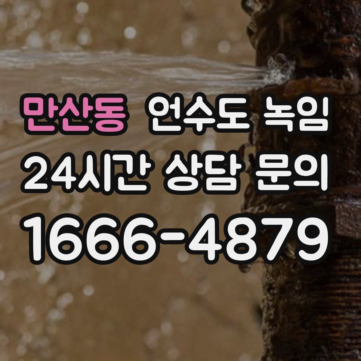 만산동 언수도 녹임