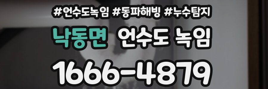 낙동면 언수도 녹임