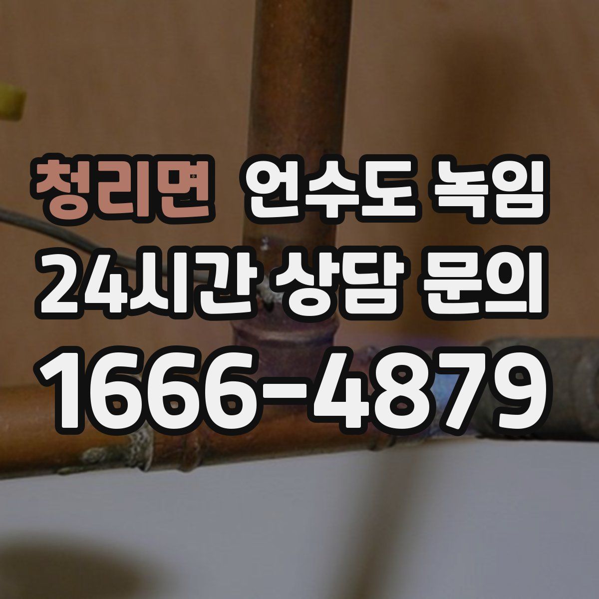 청리면 언수도 녹임