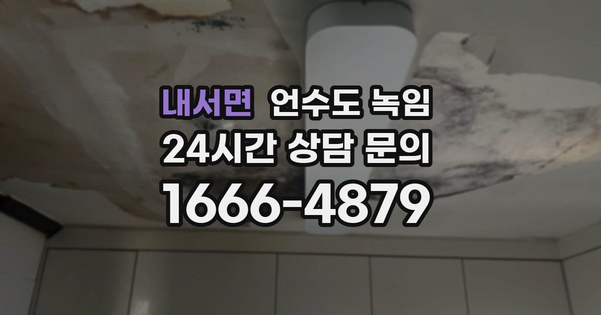 내서면 언수도 녹임