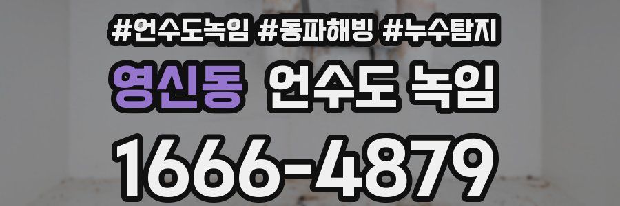 영신동 언수도 녹임