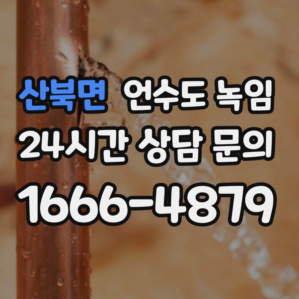 산북면 언수도 녹임