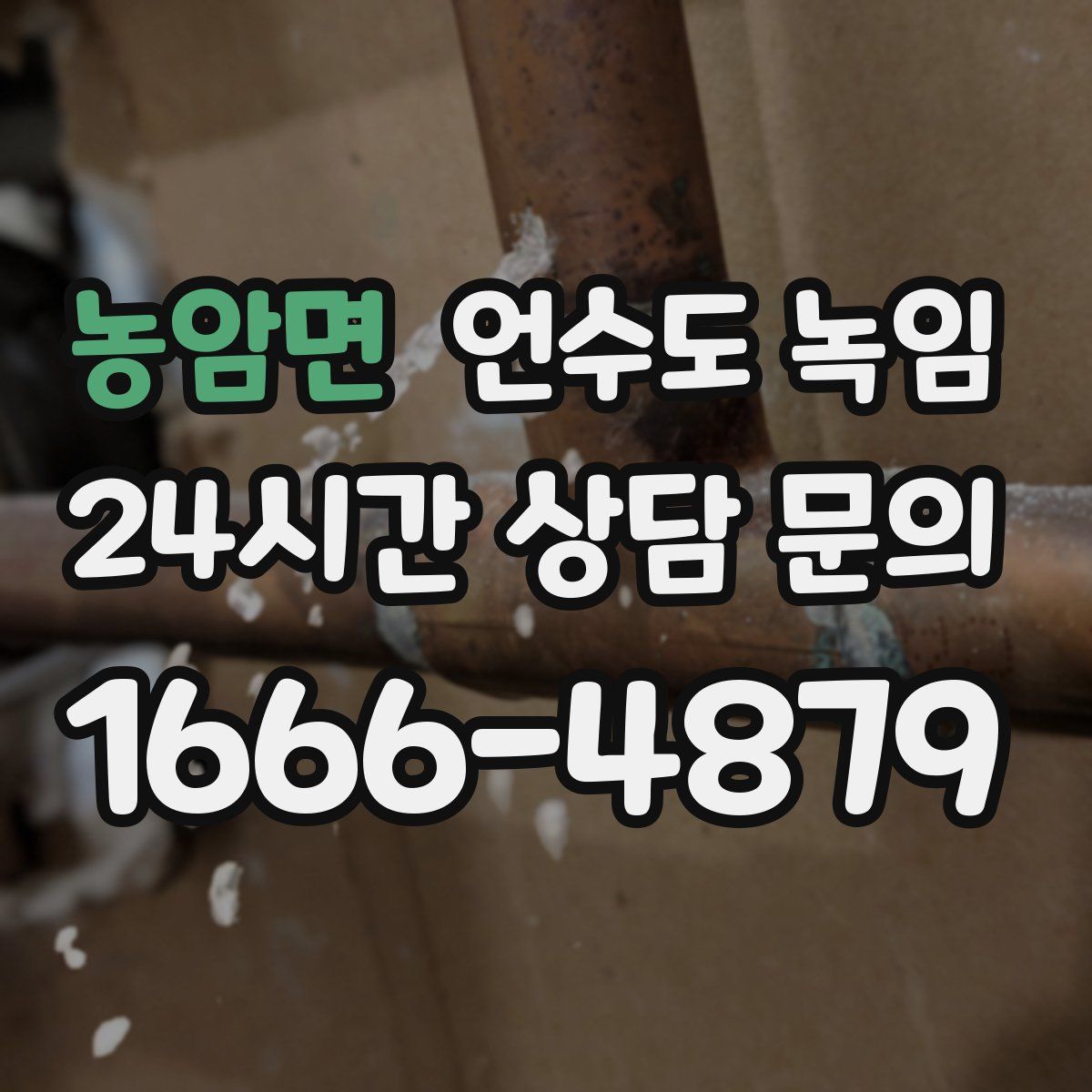 농암면 언수도 녹임