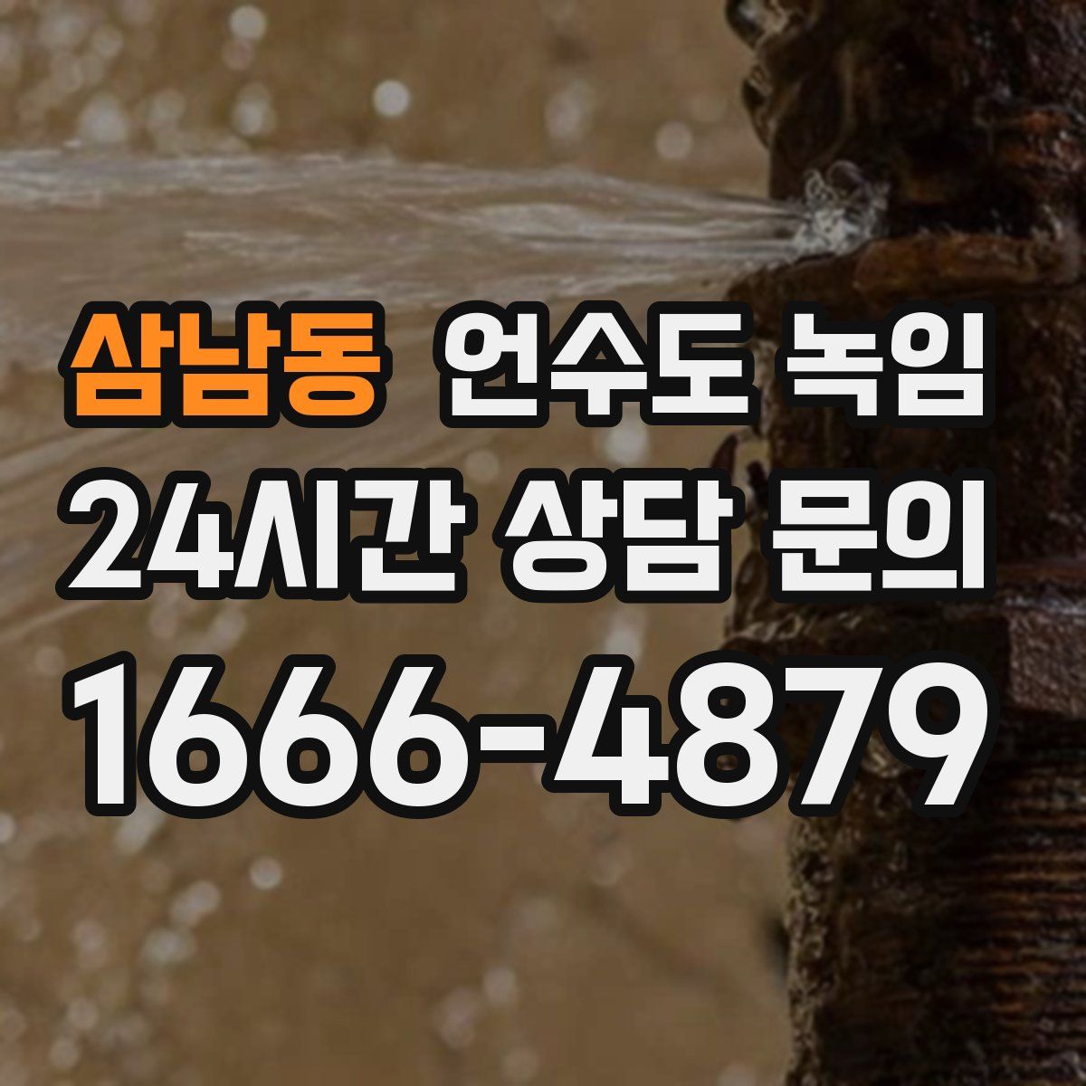 삼남동 언수도 녹임