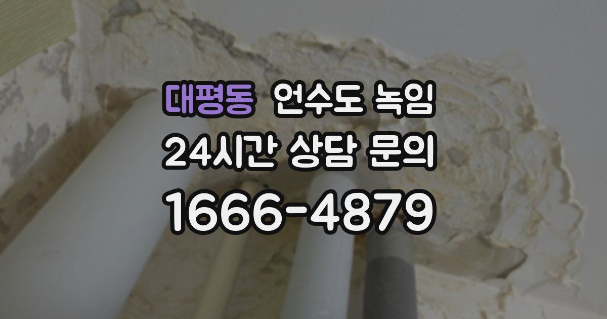 대평동 언수도 녹임