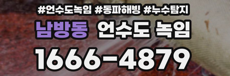 남방동 언수도 녹임