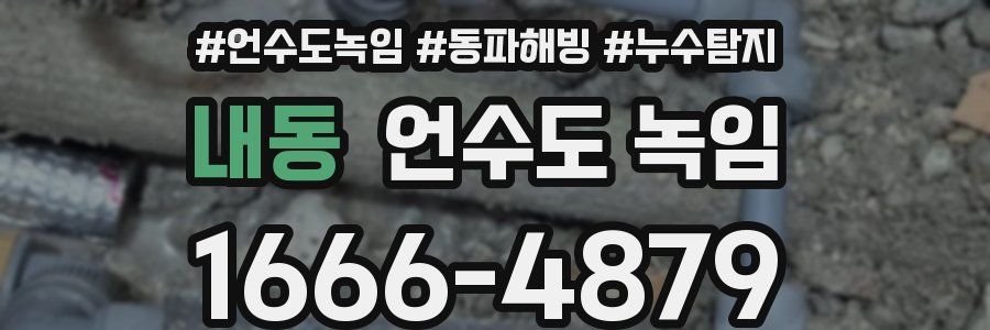 내동 언수도 녹임