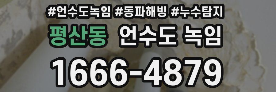 평산동 언수도 녹임