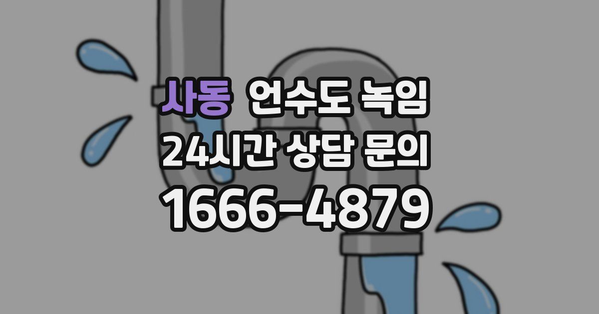 사동 언수도 녹임