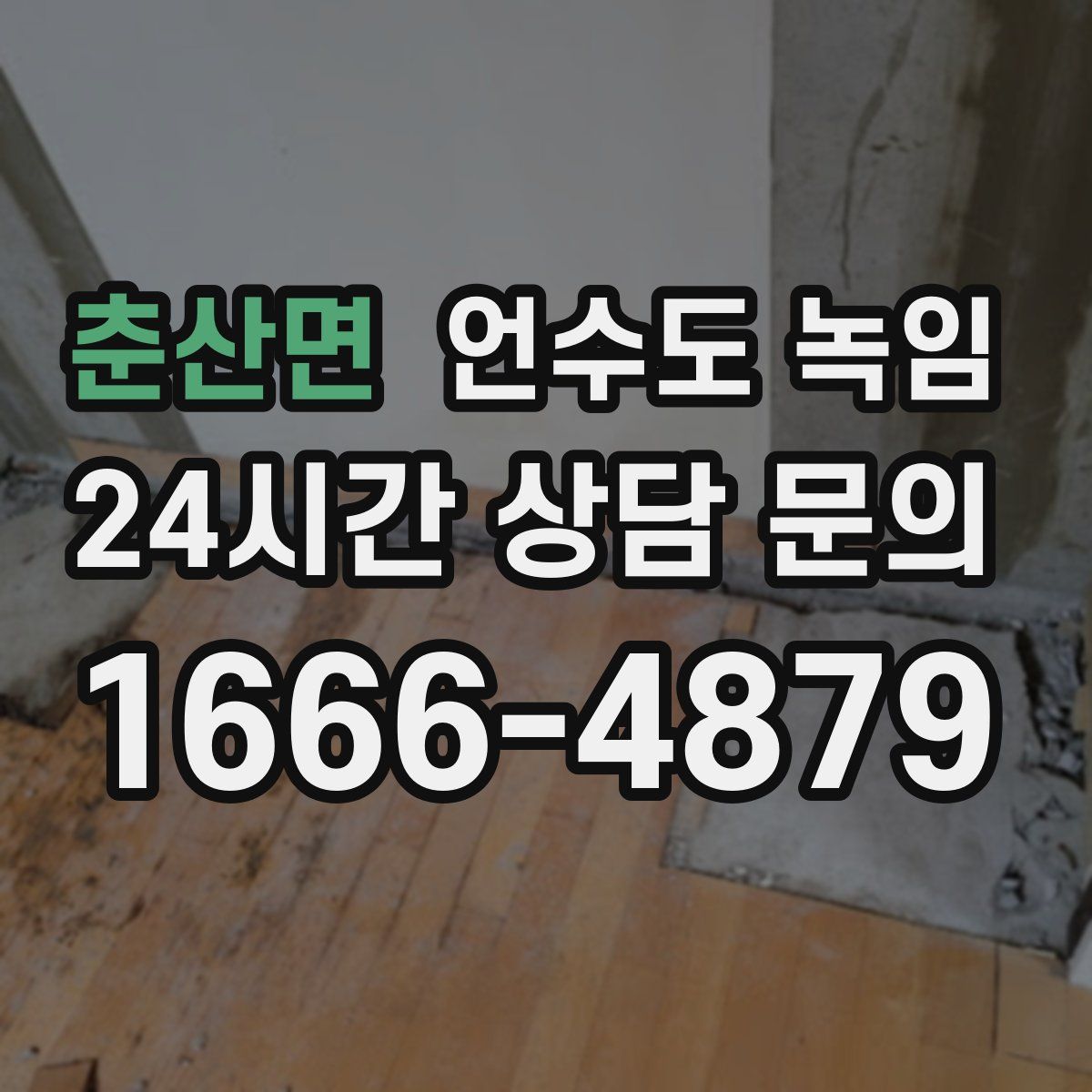 춘산면 언수도 녹임