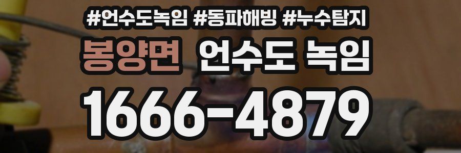 봉양면 언수도 녹임