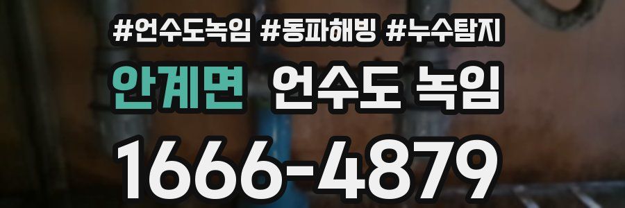 안계면 언수도 녹임