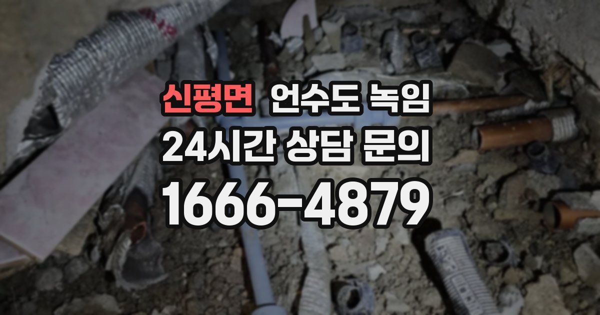 신평면 언수도 녹임