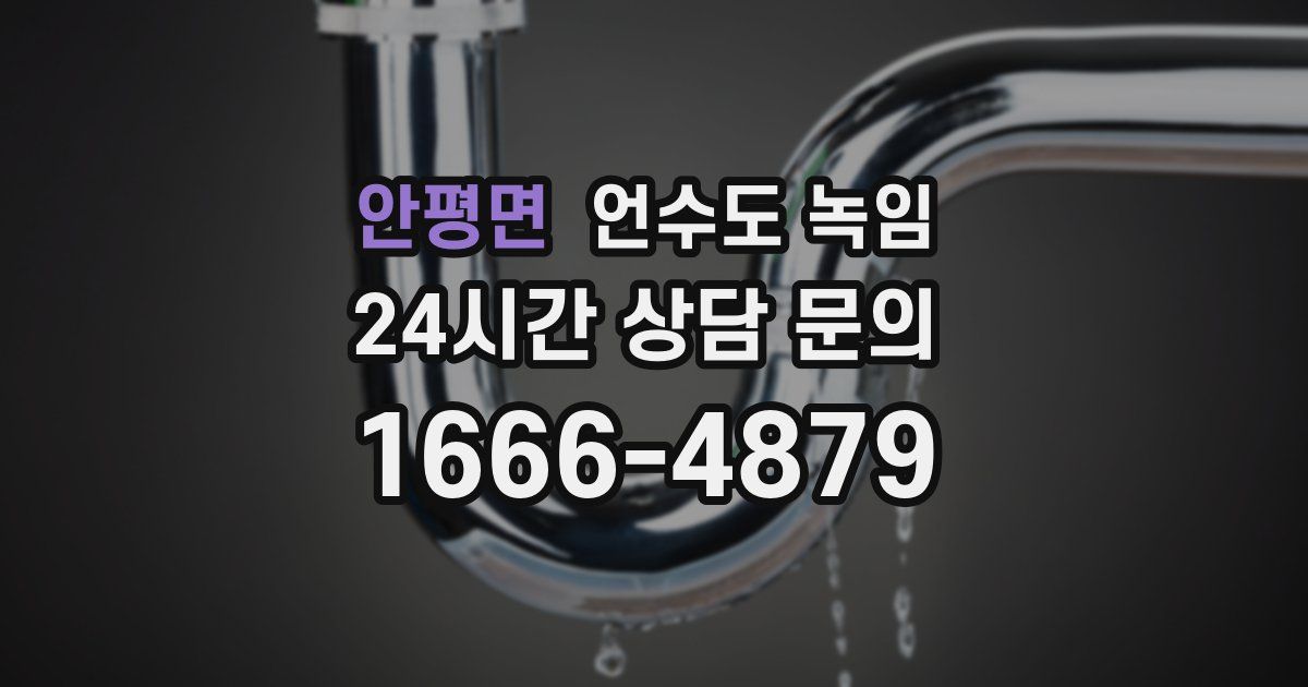 안평면 언수도 녹임