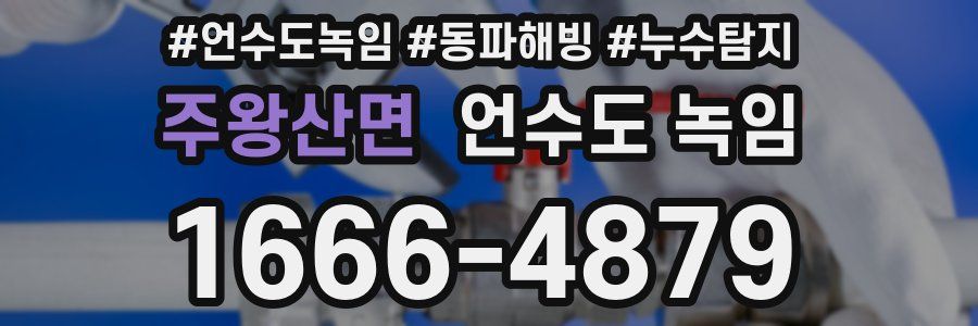 주왕산면 언수도 녹임