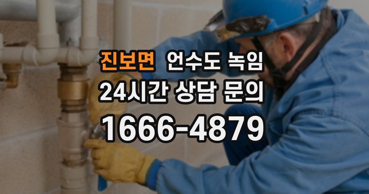 진보면 언수도 녹임