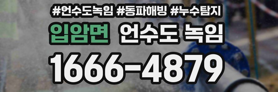 입암면 언수도 녹임