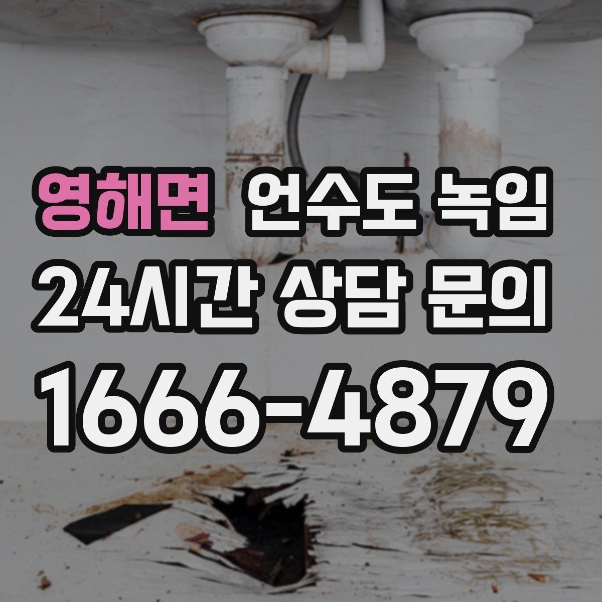 영해면 언수도 녹임 하부장 문을 열어두면 도움이 되는 상황