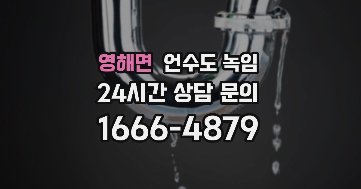 영해면 언수도 녹임