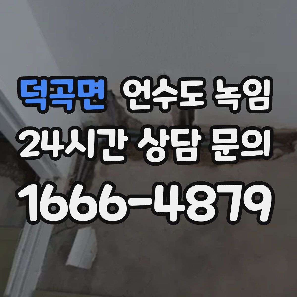 덕곡면 언수도 녹임