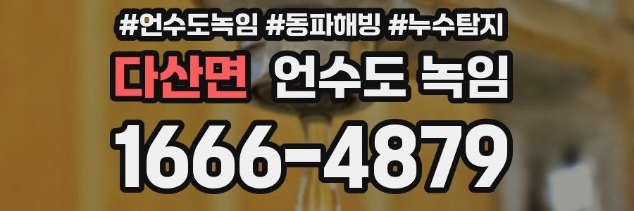 다산면 언수도 녹임