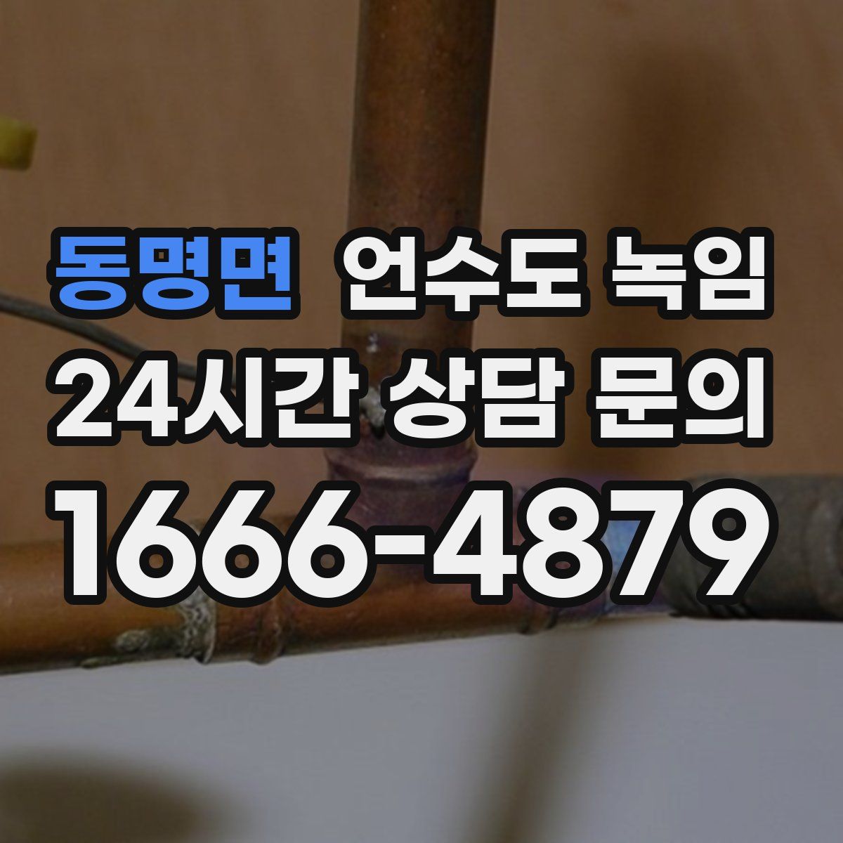 동명면 언수도 녹임