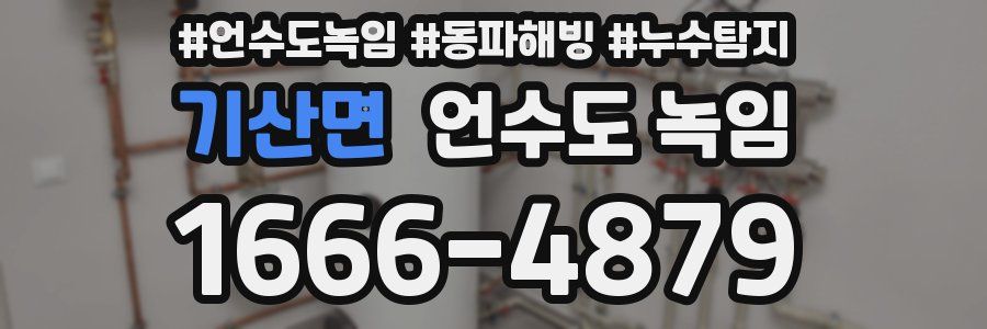 기산면 언수도 녹임